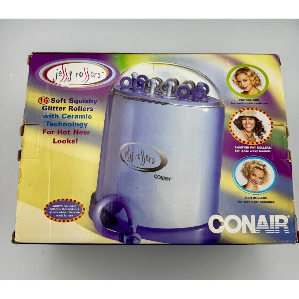 Conair Jelly Rollers Vintage Y2K Hot Hair Setter Kit Model JR2 New Open Box